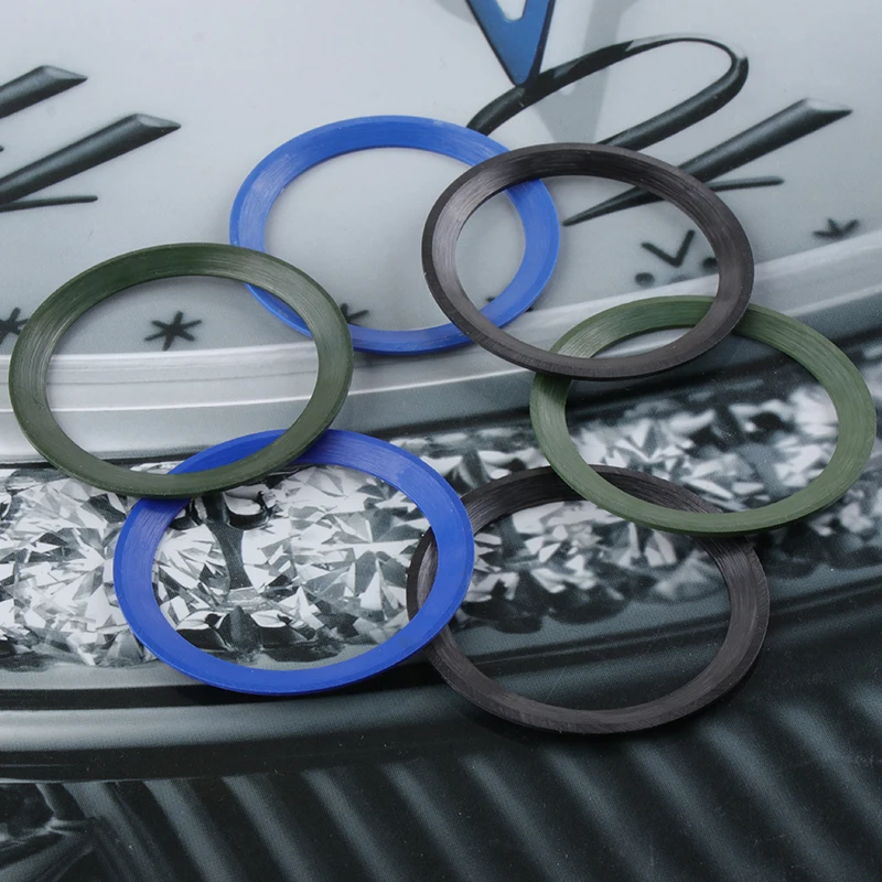 40 мм черный синий зеленый керамический Безель вставка для циферблата 43 часов Sea