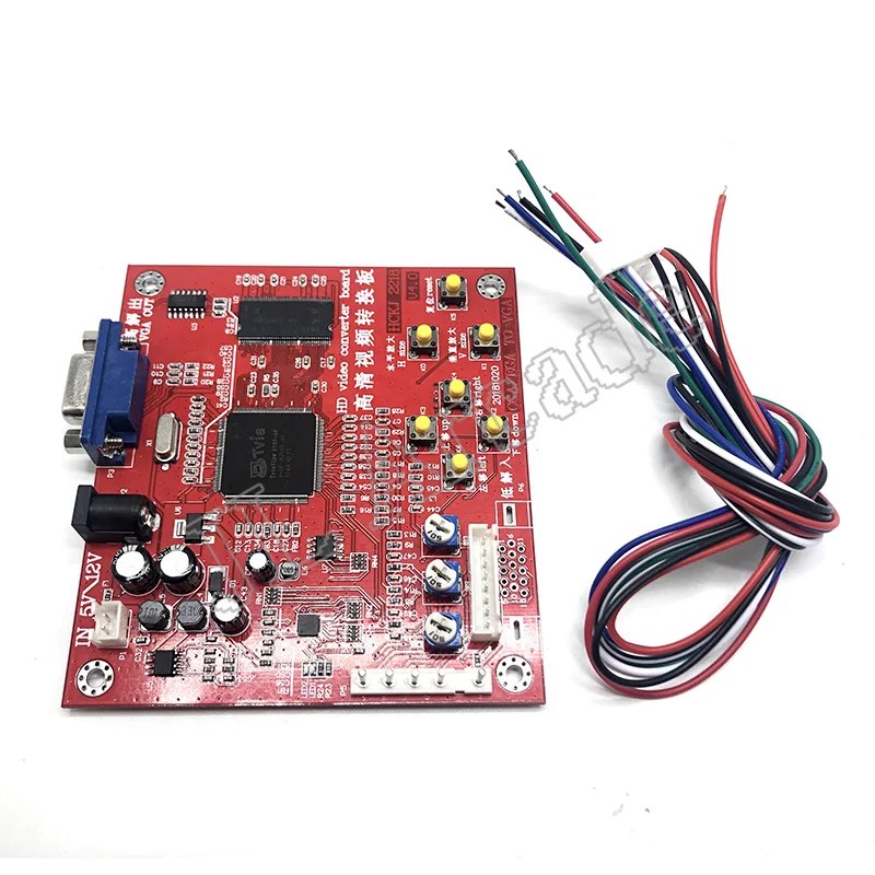 

Professional VGA to CGA/CVBS/S-VIDEO Converter Arcade Game Video Converter Board for CRT LCD PDP Monitor High Definition