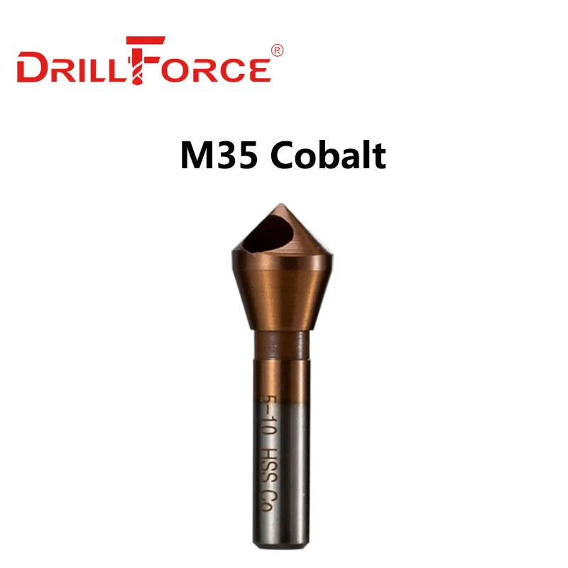 DRILLFORCE Зенкеры HSS M2 M35 2-5 5-10 10-15 15-20 мм