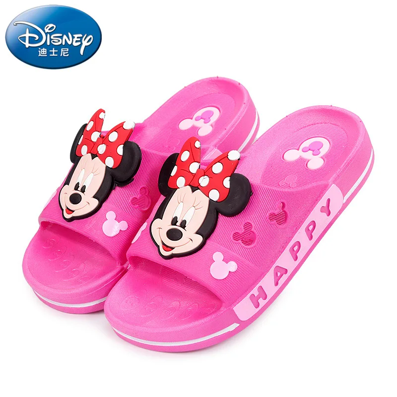 2020 Disney Mickey Mouse Slippers for Kids Baby Toddler Soft Indoor Bathroom Flip Flops Summer Boy Girl Beach Shoes |
