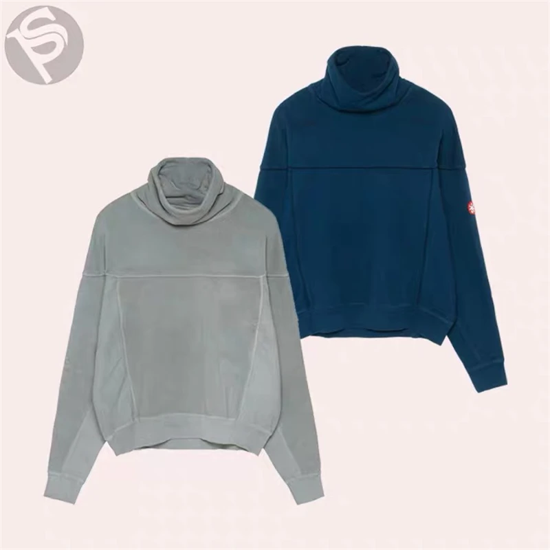 

Cavempt C.E 20AW OVERDYE DEVIDE STAND COLLAR SWEAT Crewneck Men Woman 1:1 High Quality Sweatshirts Cav Empt Hoodies