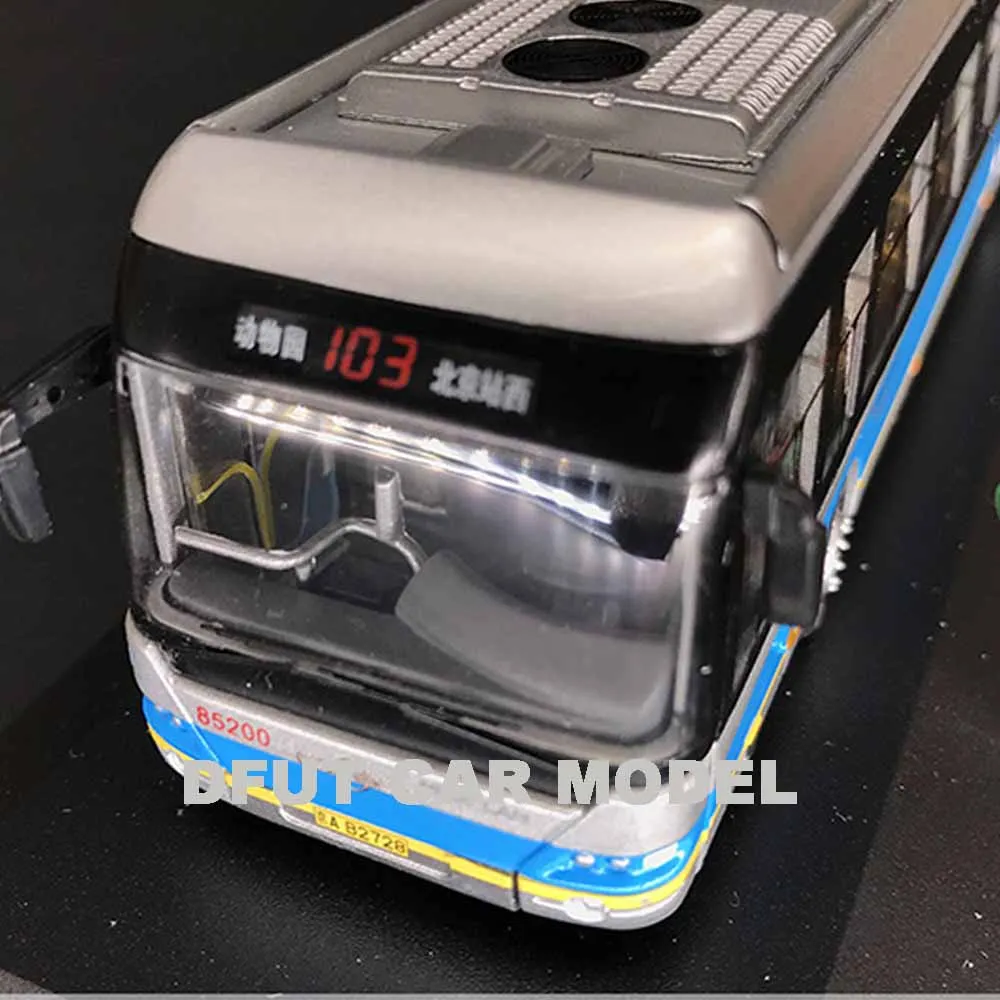 Игрушечная тележка-автобус из сплава модель детского игрушечного автомобиля