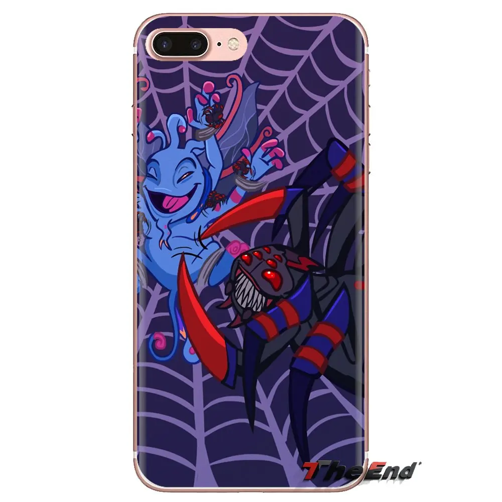 Черный арахния dota 2 BroodMother для Xiaomi Redmi 4A S2 Note 3 3S 4 4X5 Plus 6 7 6A Pro Pocophone F1 мягкий