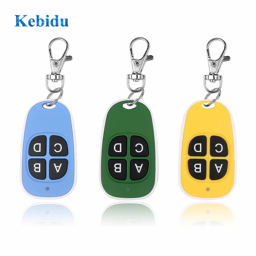 Универсальный пульт дистанционного управления KEBIDU с 4 клавишами 433 МГц