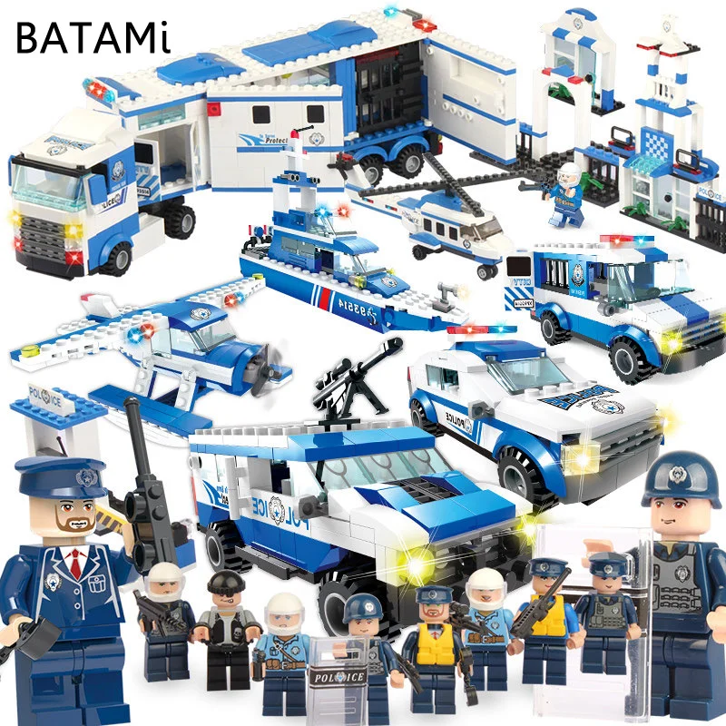 Набор для моделирования совместимый с городским полицейским учащением