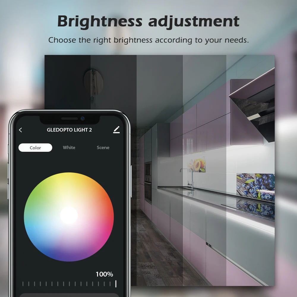 Светодиодное управление RGB RGBW + CCT Tuya WiFi умное в приложении для теплый холодный