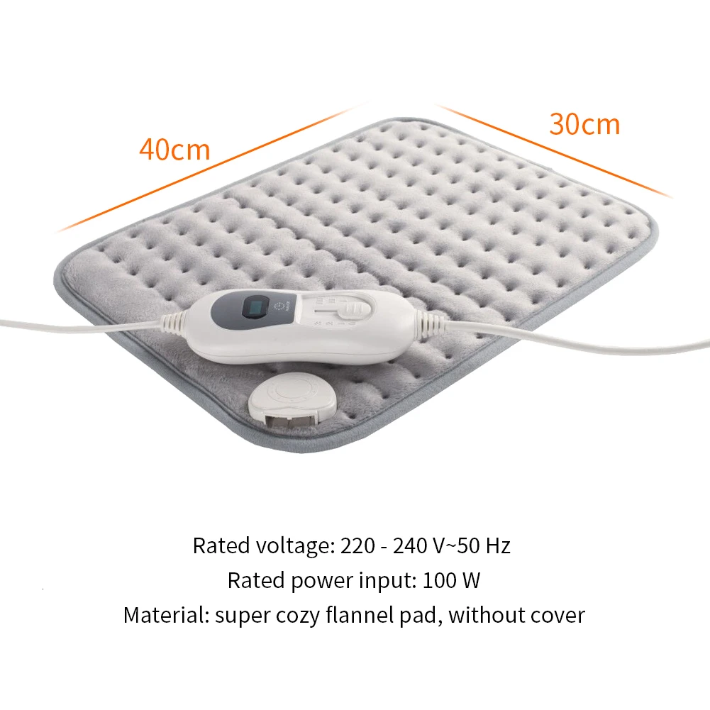 Heating Pad for Back Pain and Cramps Relief with Fast-Heating 4 Temperature Settings Moist Heat Therapy Option Auto-Off 30x40cm | Дом и сад