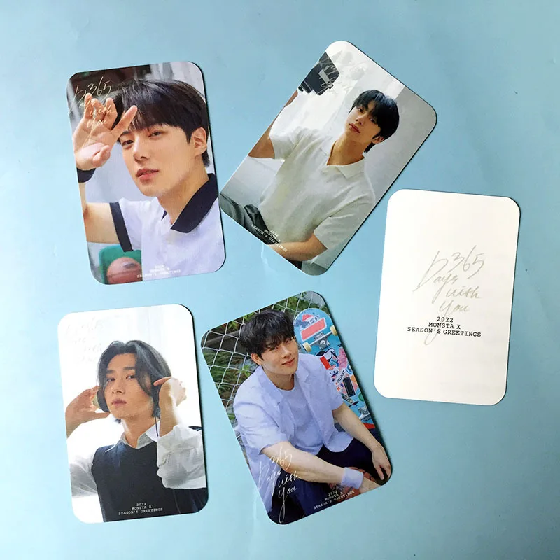 Фотокарточка с поздравлением 7 шт./компл. MONSTA X 2022 SEASON'S |