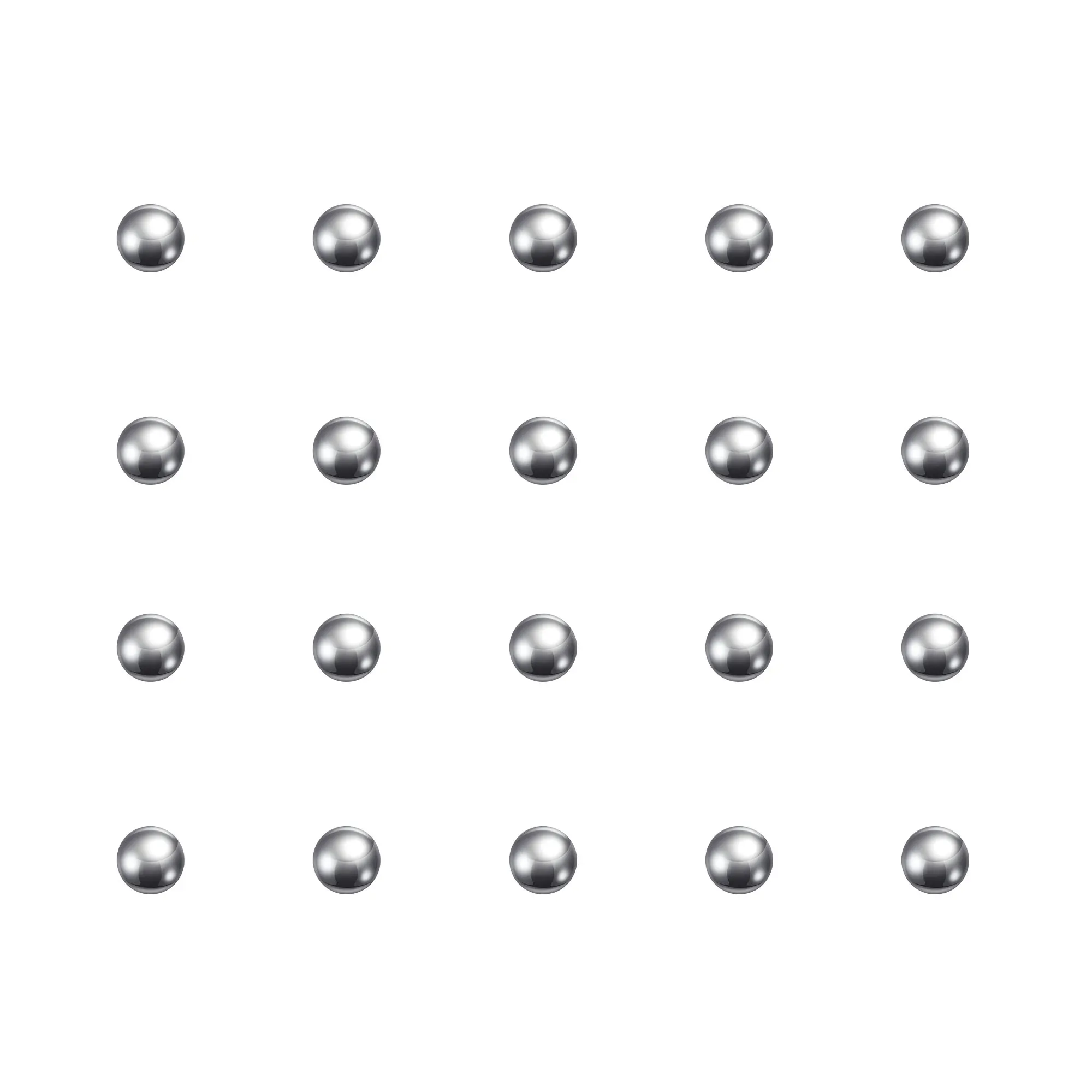 

Uxcell 100 Pcs 5/32" 316L Stainless Steel Bearing Balls G100 Precision