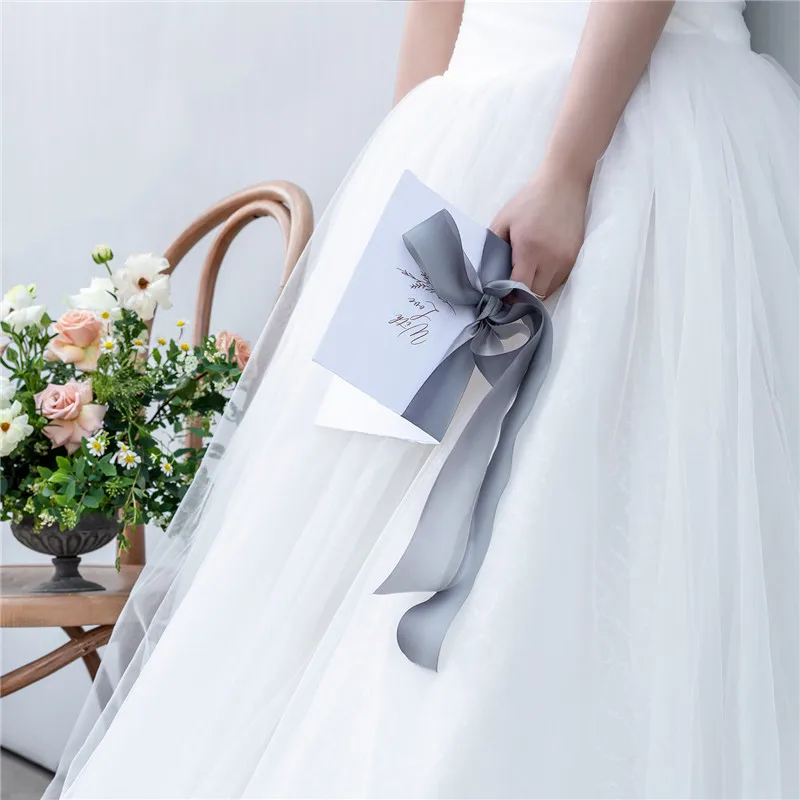 Романтическая Свадебная повязка на голову с потертой шифоновой лентой принтом