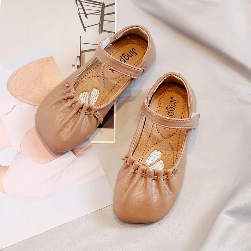 

Girls' Shoes 2021 New Soft-soled Fashion Non-skid Single Shoes Children's Magic Princess Shoes 21-36