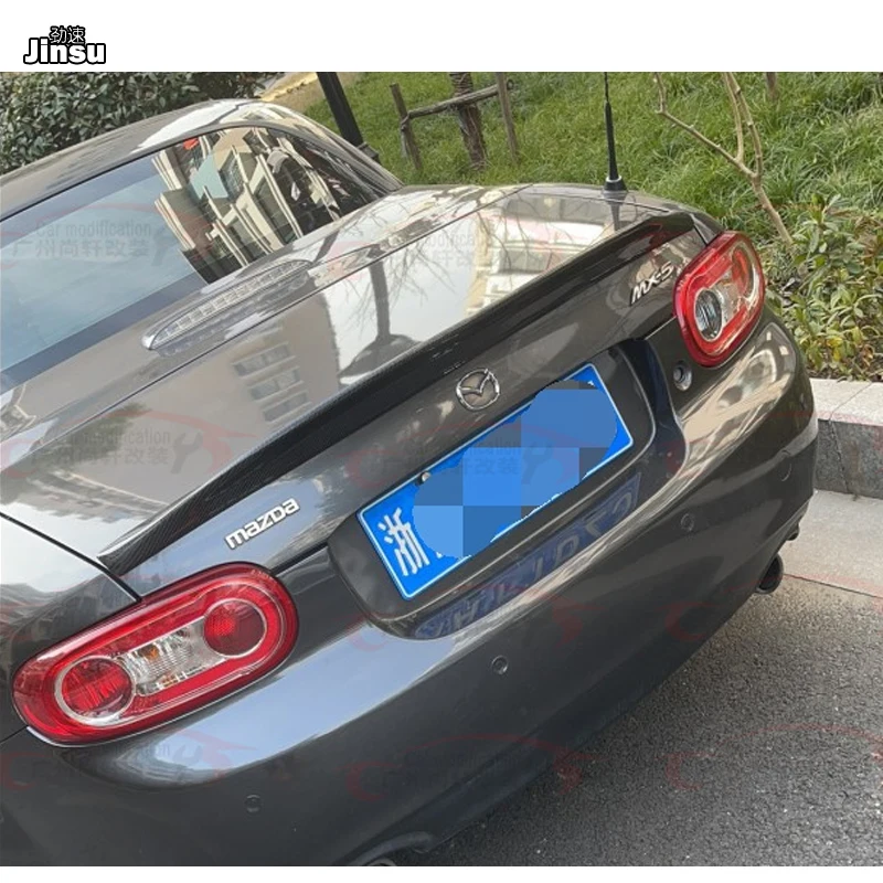 Спортивный стильный спойлер из углеродного волокна для заднего багажника