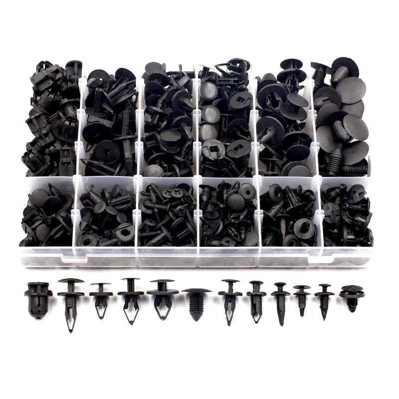 Автомобильный корпус коробка набор фиксатор бампера зажимы для GM Ford смешанные 12