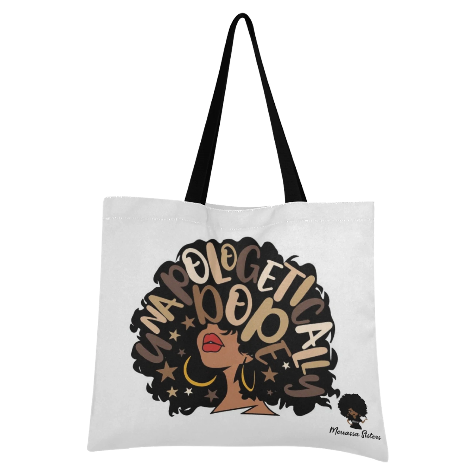 

Сумка-шоппер Женская холщовая, черная, вместительная, на плечо, 2021