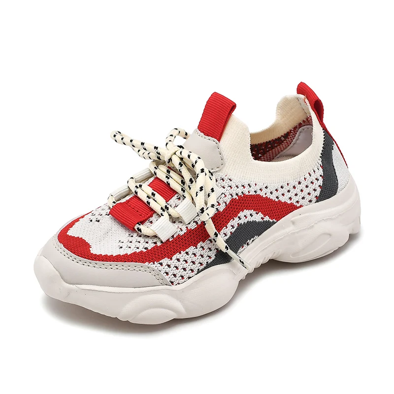 Wujie2020 новая детская повседневная обувь модный спортивный набор для ног полиэстер