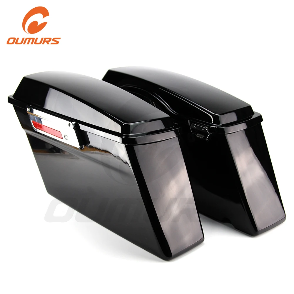 OUMURS жесткое седло для мотоцикла боковой багажник растягивающийся расширенный