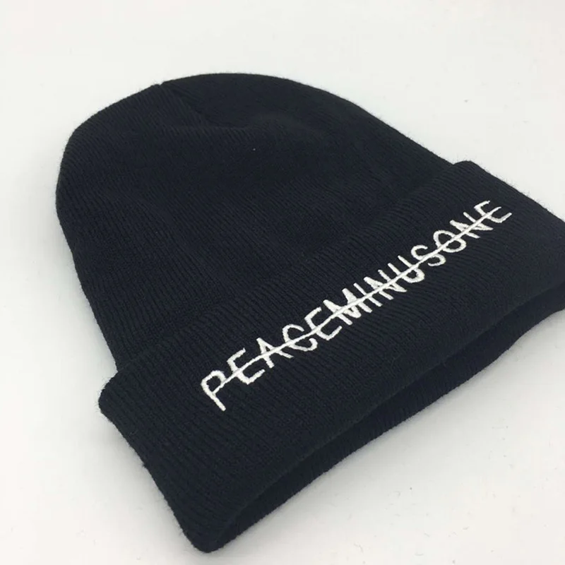 Bigbang шерстяная Кепка с вышивкой Peaceminusone Skullies последний танец мВ G-Dragon личный