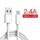 Micro USB кабель 1 м короткий Micro USB зарядный кабель шнур Micro-Usb кабель для Xiaomi Redmi 5 Plus 6 6A Note 6 5 Pro