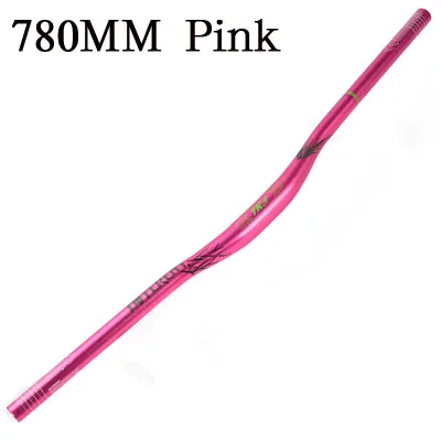 780mm Pink Светоотражающие велосипед подъемный руль 31,8 мм* 720/780 мм MTB AM XC DH Горные гоночный велосипед руль 5 градусов прямая стреловидность Велоспорт Запчасти - Цвет: 780mm Pink