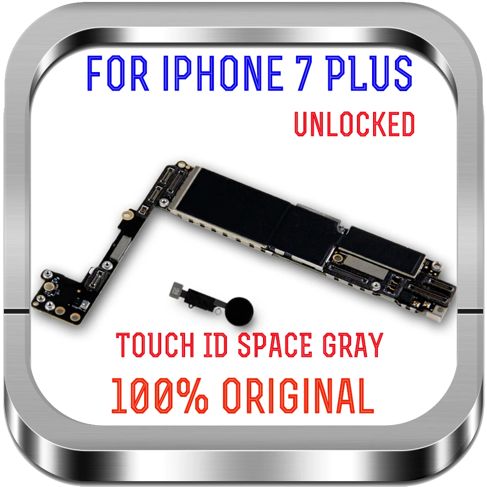 МБ для IPhone 7 Plus 32GB 128GB 256GB системная плата разблокирован материнскую плату полным
