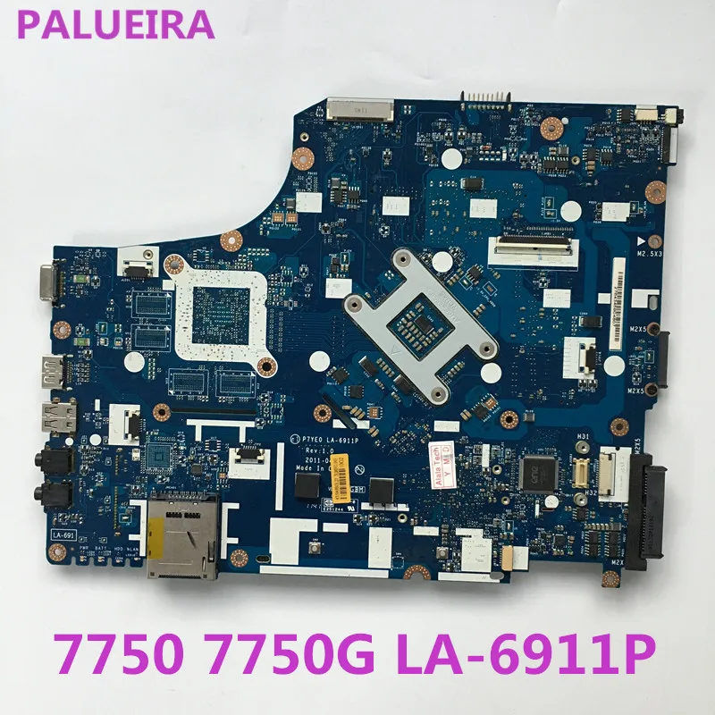 Материнская плата для ноутбука Acer aspire 7750 7750G P7YE0 LA 6911P DDR3 MBRN802001 MB.RN802.001 материнская