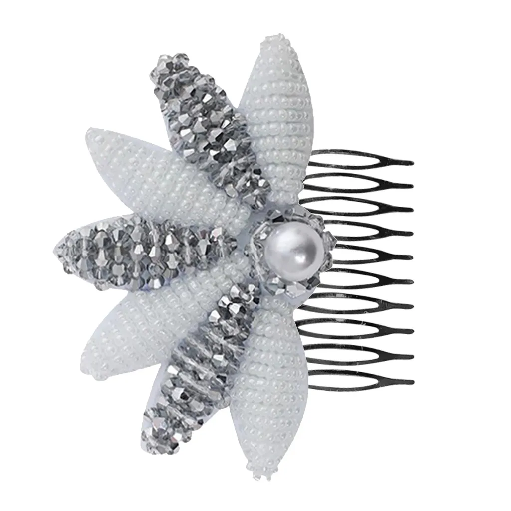 2019 модная женская заколка для волос с жемчугом и бриллиантами расческа аксессуар