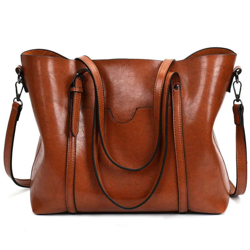 

Women Leather Handbag Women Luxury Handbags Women Bags Designer Crossbody Bags Designer Handbags High Quality Retro Shoulder Bag