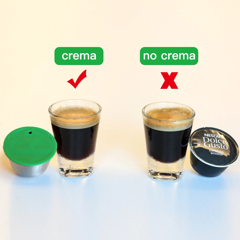 Капсула для кофе iCafilas dolcegusto, многоразовая капсула из нержавеющей стали Dolci Gusto, многоразовый фильтр для капсул, подходит для кофе Nescafe Pod Tampe