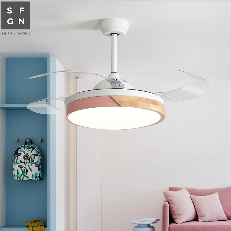 Светодиодный потолочный вентилятор для гостиной столовой спальни 110 В 220