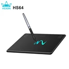 Графический планшет HUION HS64 6x4 дюйма, планшет для рисования, инструменты для рисования с безбатарейным стилусом для Android, Windows и macOS