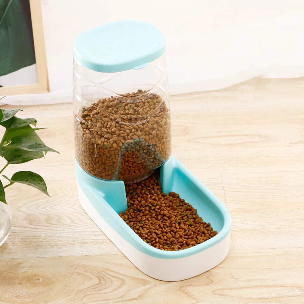 

3.5L Pet Cat Automatic Feeders Plastic Dog Water Bottle Large Capacity Food Water Dispenser Cats Dogs Feeding Bowls Dropship