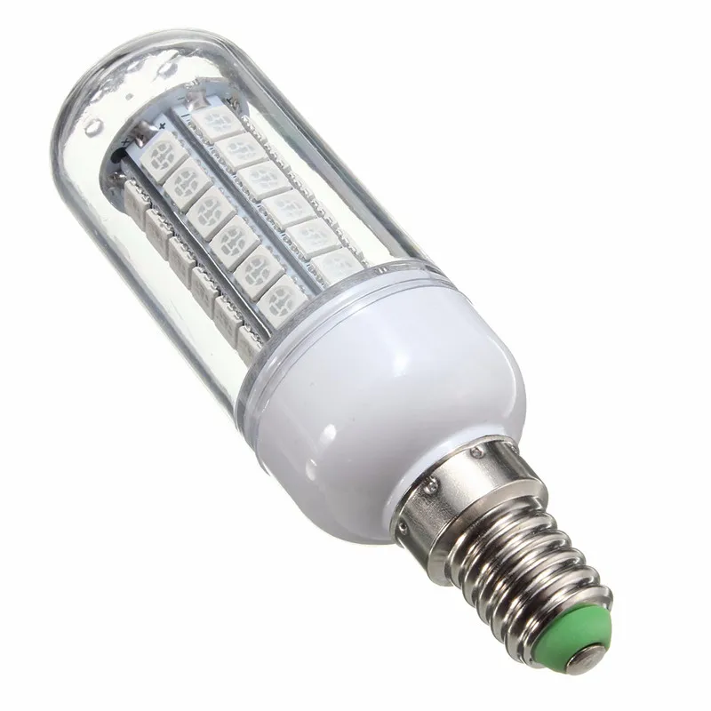 48 светодиодов 5050SMD Светодиодные лампы E27 E14 G9 B22 AC110 3 5 Вт энергосберегающие для