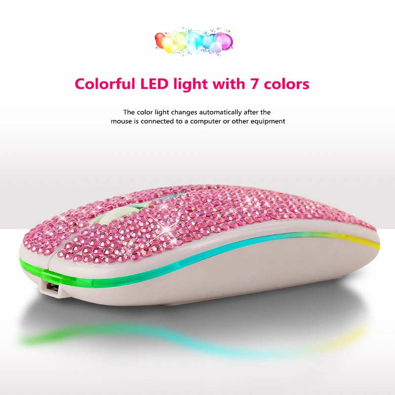 

RGB Mouse Rechargeable Wireless Bluetooth-compatible Mice For Laptop IPad Macbook Computer Silent Mause LED Backlit Ergonomic