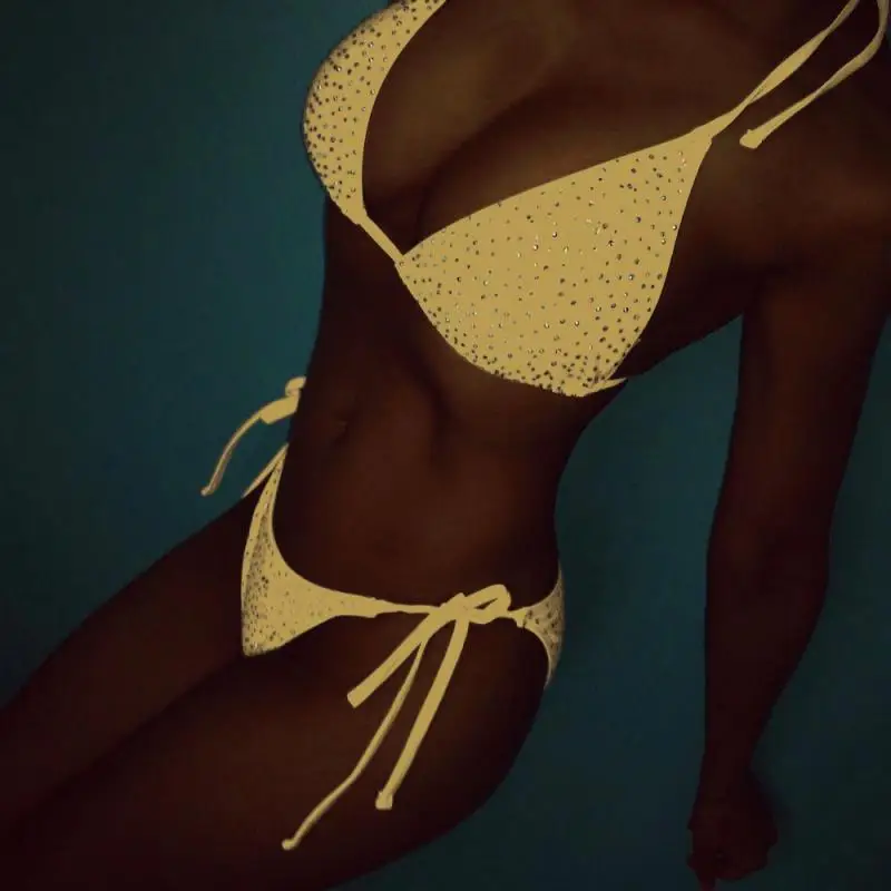 Women Bandage Push-up Micro Bikini set Push Up Swimwear Solid Beach Bathing Suit Brazilian Thong Swimsuit Swim | Женская одежда