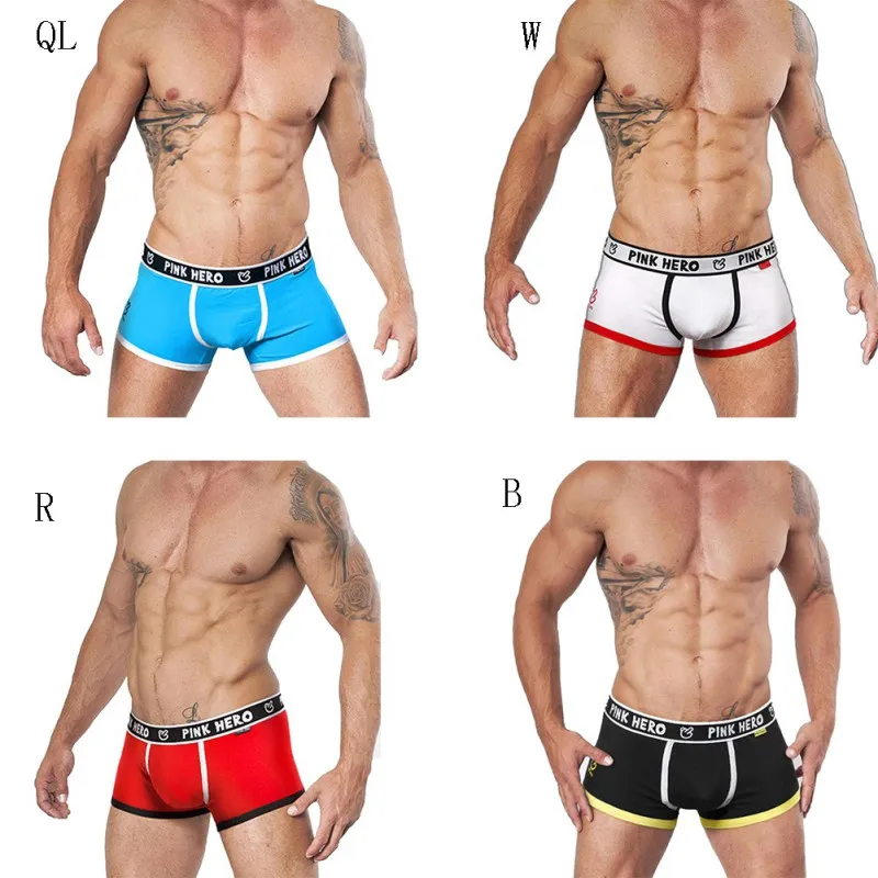 

Men Boxer Briefs Underwear--Men's Comfortable Breathable Fashion Trend Stripe Pattern Boxer Briefs Underwear