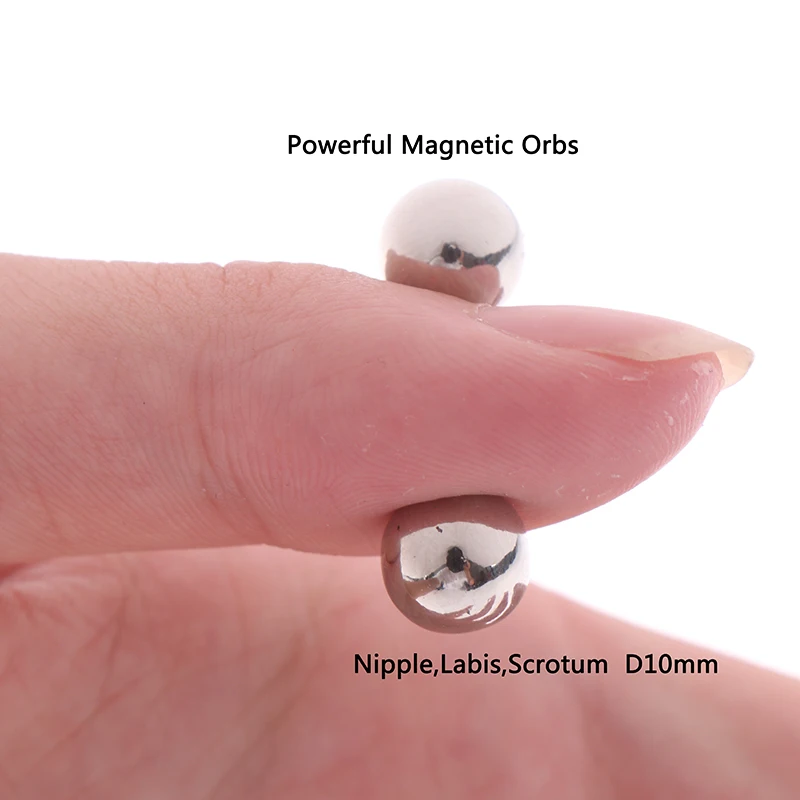 Сверхмощные магнитные оголовья из нержавеющей стали зажимы для сосков секс-игры