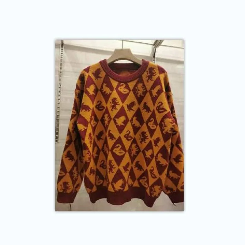 Свитер женский с круглым вырезом, Осень-зима