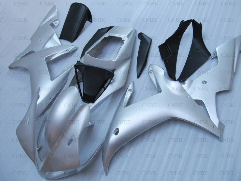 Bodywork for YZF R1 03 YAMAHA YZFR1 Full Body Kits Abs Fairing 2002 - 2003 Silver White | Автомобили и мотоциклы