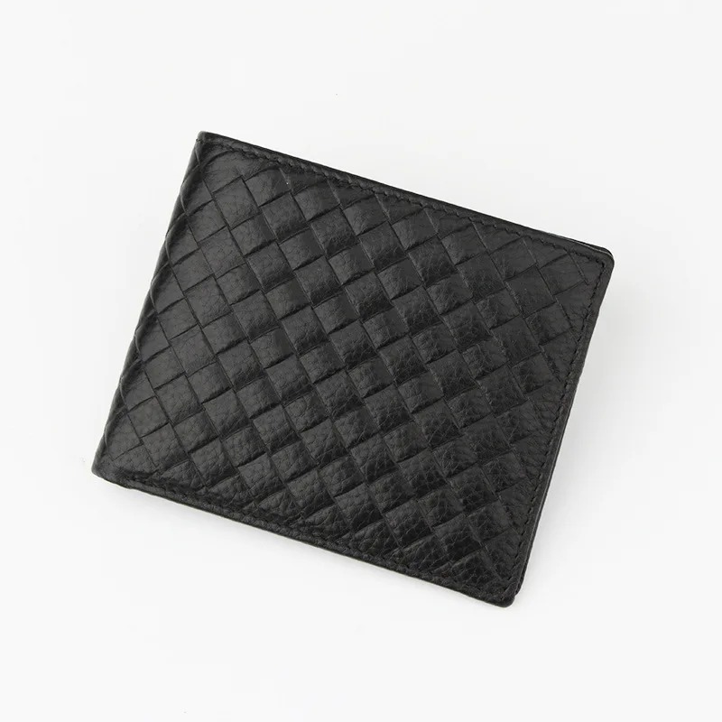 

Men's Business and Leisure Leather Wallet Large embossed head layer psoriasis cross-sectional wallet Multi-card bit men's wallet