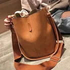 Дизайнерская Роскошная дамская сумка-ведро из искусственной кожи, саквояж на плечо большой вместимости, мессенджер с широкополосной поверхностью, однотонная дамская сумочка