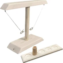 Wooden Ring Toss Games Hook and Ring Toss Battle Game Handcrafted Games Ring Toss Hooks Fast-Paced Game for Bars Home BJStore