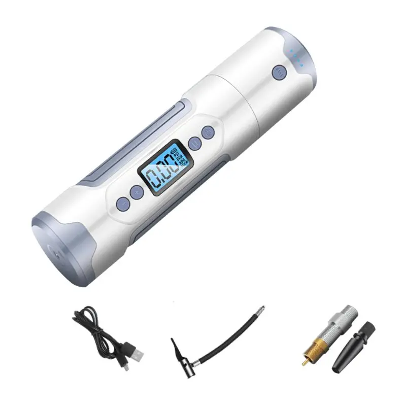 vender 1pc Sem Fio Portátil Compressor De Ar 150 Psi Pneu Inflator Carregamento Usb Com Led