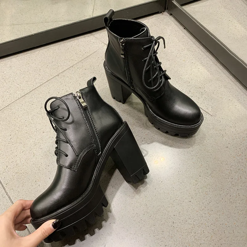 ASUMER/Новое поступление 2020 года Ботильоны Женские ботинки из натуральной кожи на