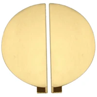 1 set 140mm semicircle solid brass cabinet knobs and handles drawer furnitures cupboard wardrobe knobs book cabinet door pull