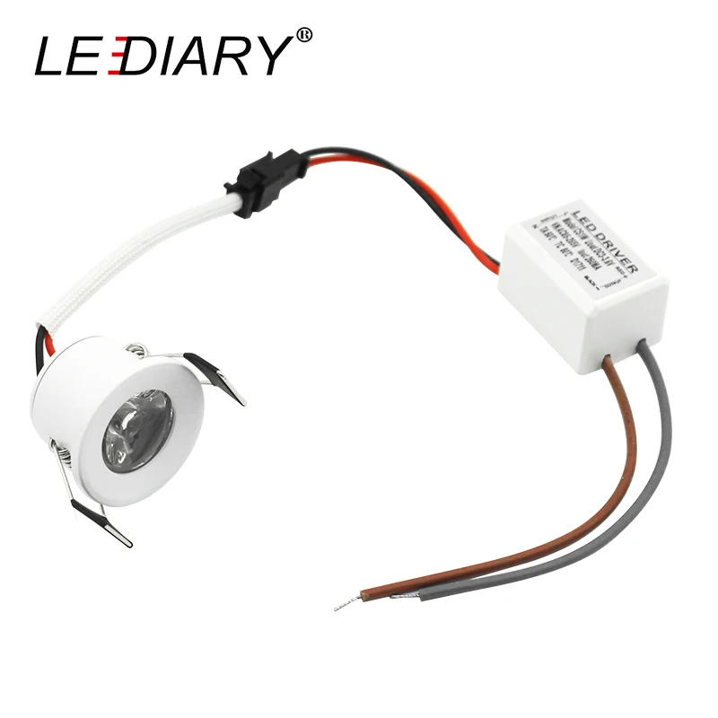 Светодиодный мини светильник LEDIARY 27 мм 1 5 Вт 100 240 В|led downlight|mini led downlightled mini spot light |