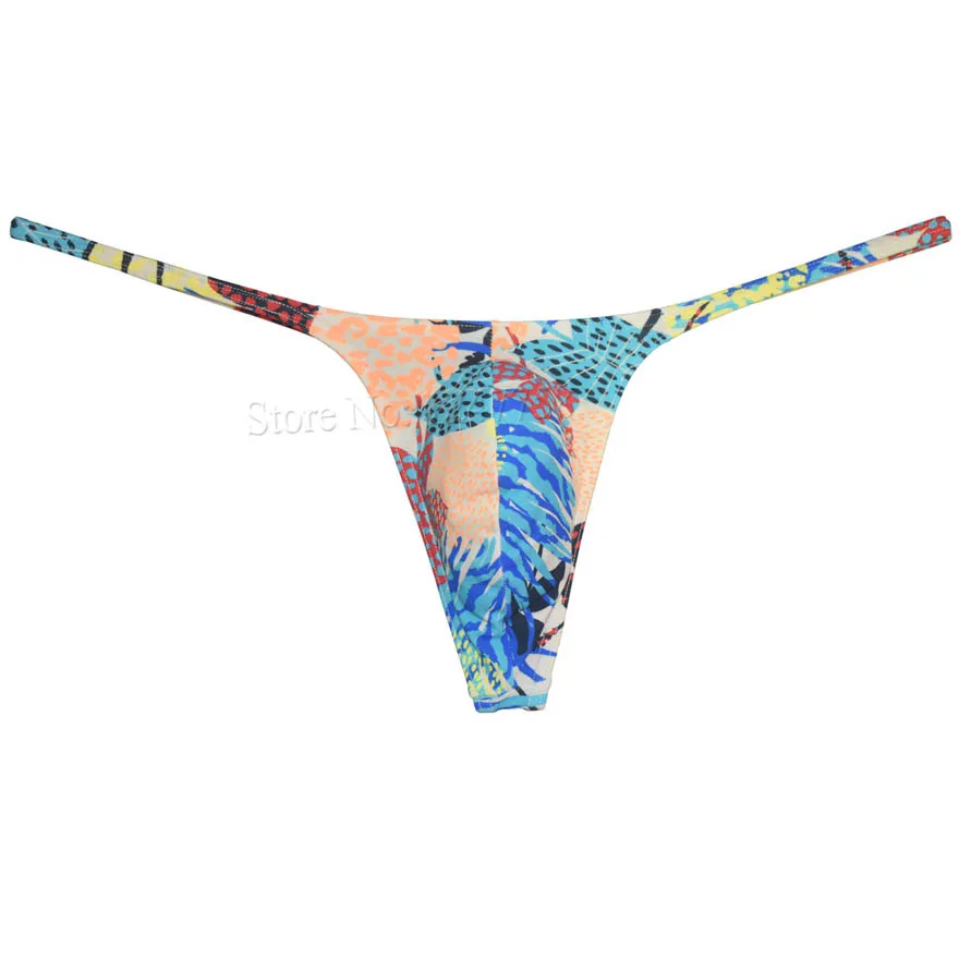 Мужские стринги бикини танга трусы с низкой талией нижнее белье облегающие