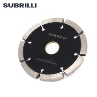 subrilli 4 diamond tuck point saw blade concrete stone grooving tool 8mm thick segment concrete tuck pointing cutting disc