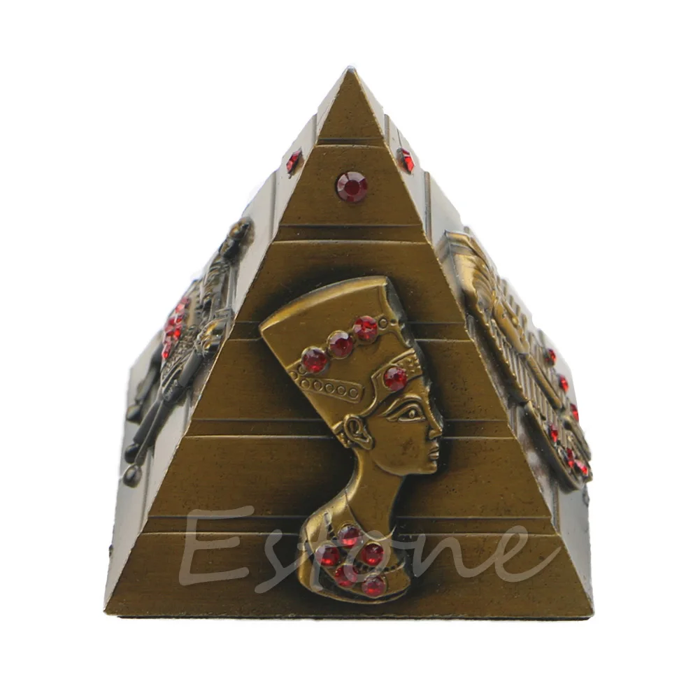 

Egyptian Pharaoh Decorative Pharaoh Camel Metal Pyramids Ornament Antique
