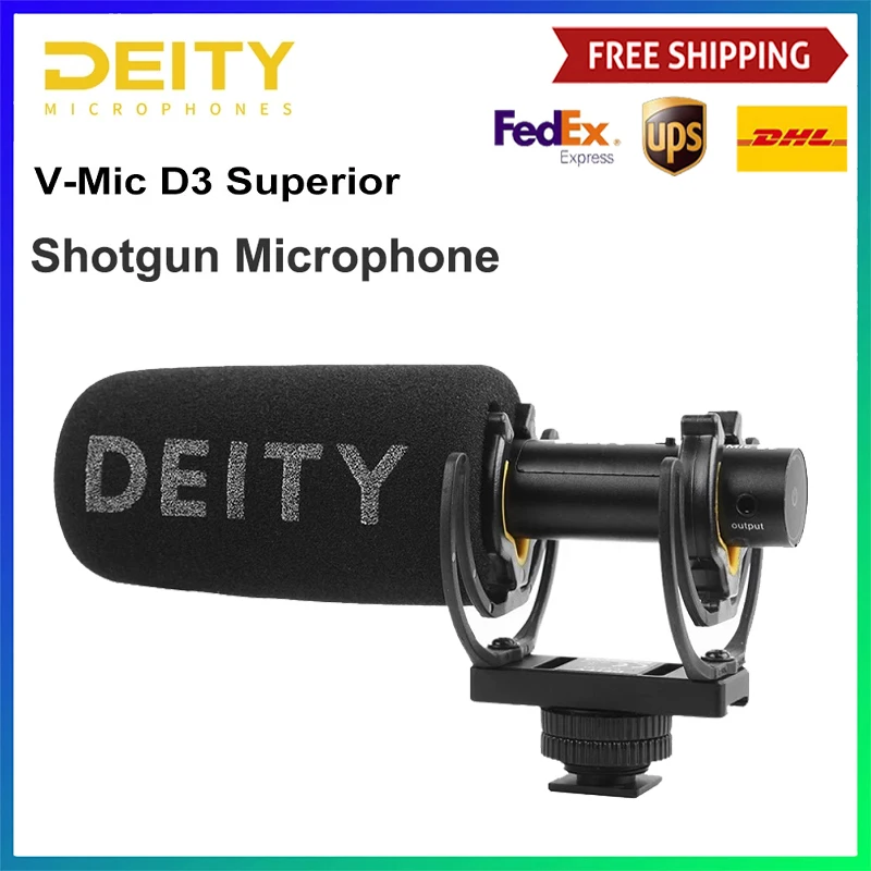 

Deity V-Mic D3 Superior Condenser Microphone Professional Off-axis Performance Polar Pattern Low Distortion THD MIC Microfone