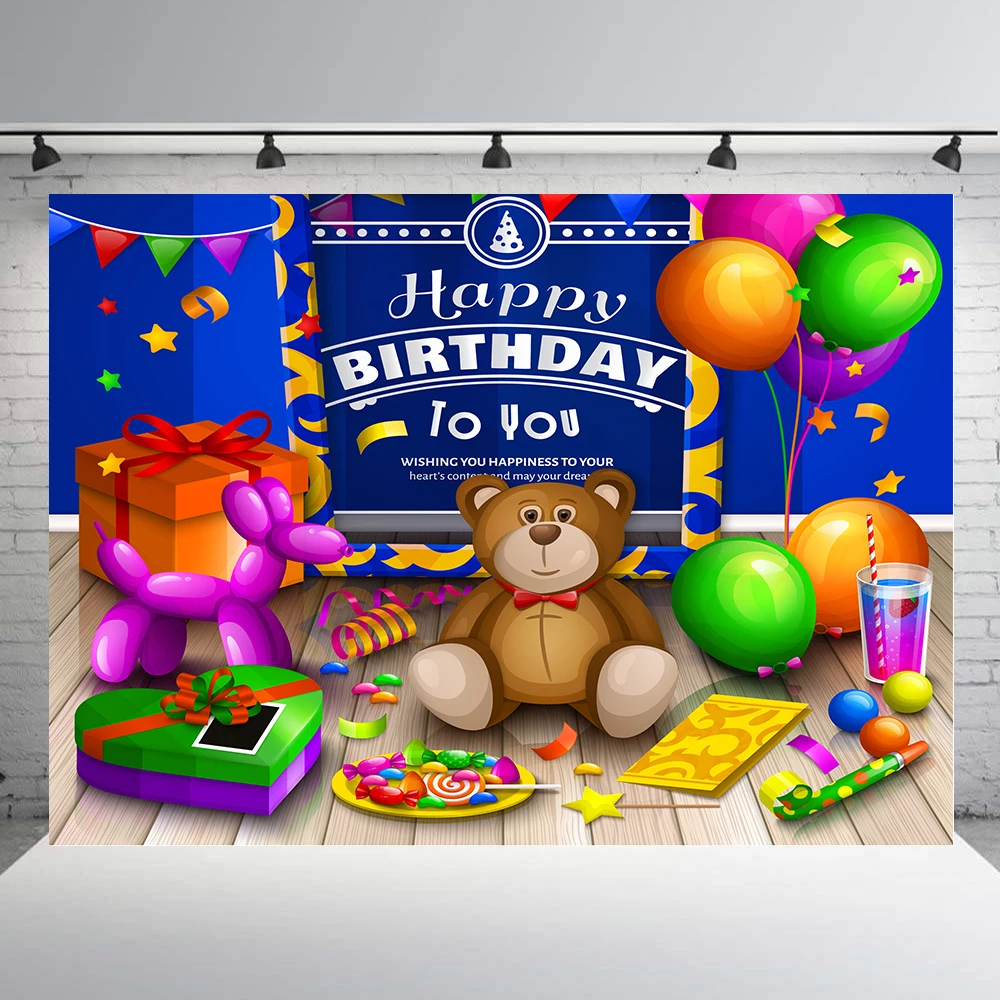 

Happy birthday celebration holiday hanging cloth background wall cloth home decoration wall blanket tapestry bedroom wall hangin